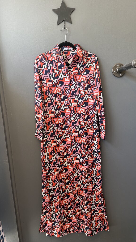 Monteith Caftan Maxi Shirtdress