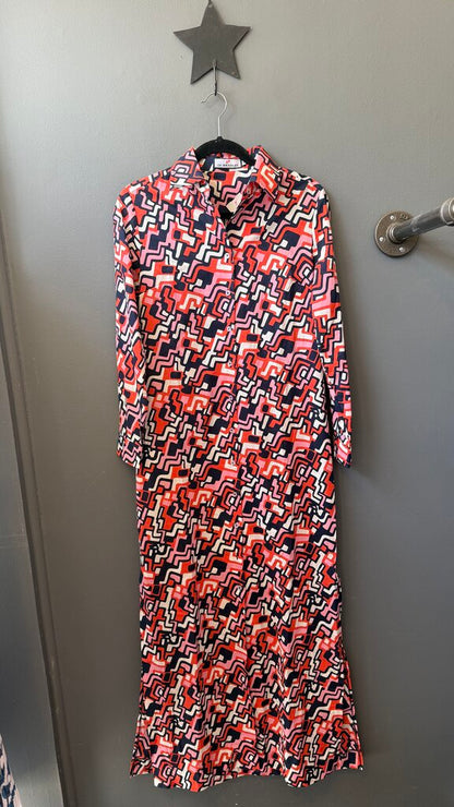 Monteith Caftan Maxi Shirtdress