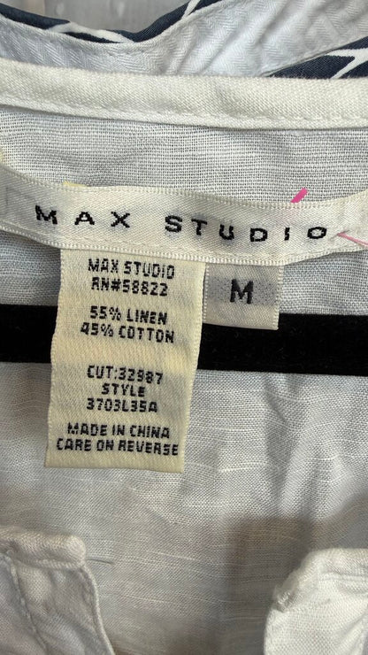 Linen Cotton Popover Top