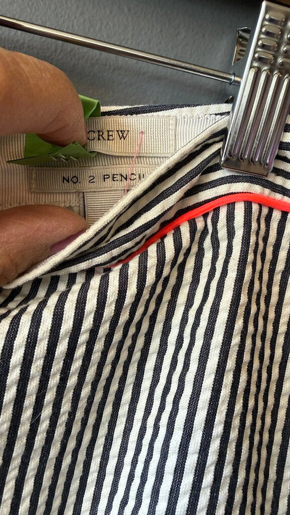 Seersucker No2 Pencil Skirt