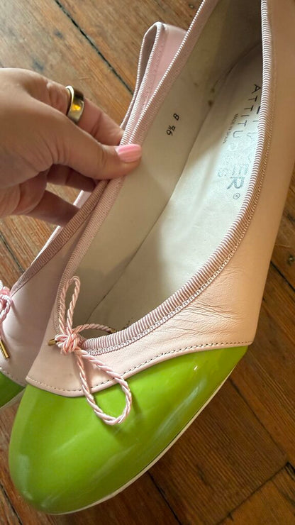 Cap Toe Ballet Flats
