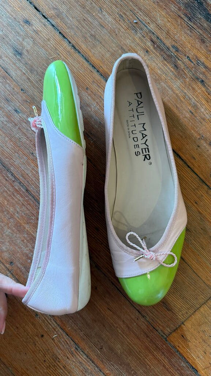 Cap Toe Ballet Flats