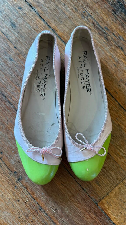 Cap Toe Ballet Flats