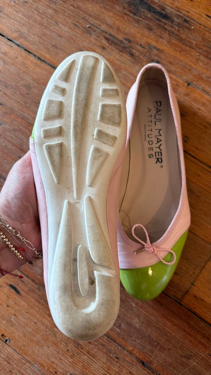 Cap Toe Ballet Flats