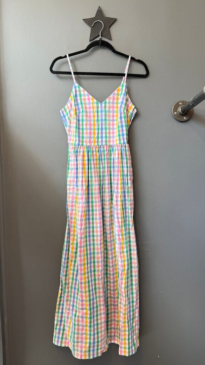 Gingham Midi Dress