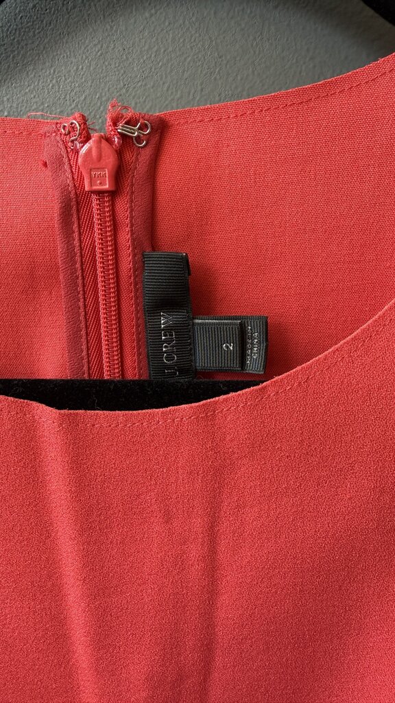 Scallop Trim Shift Dress