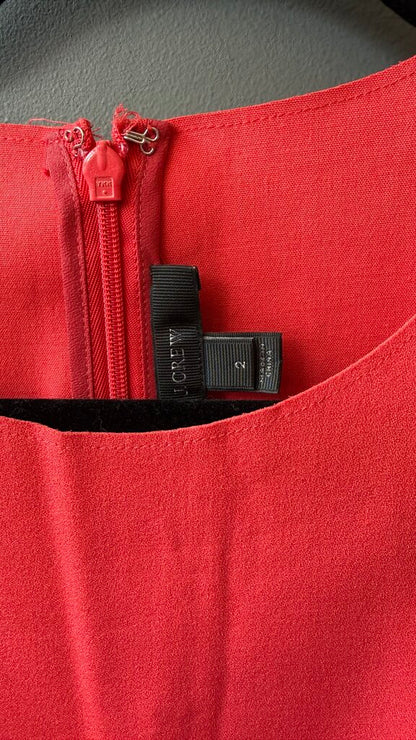 Scallop Trim Shift Dress
