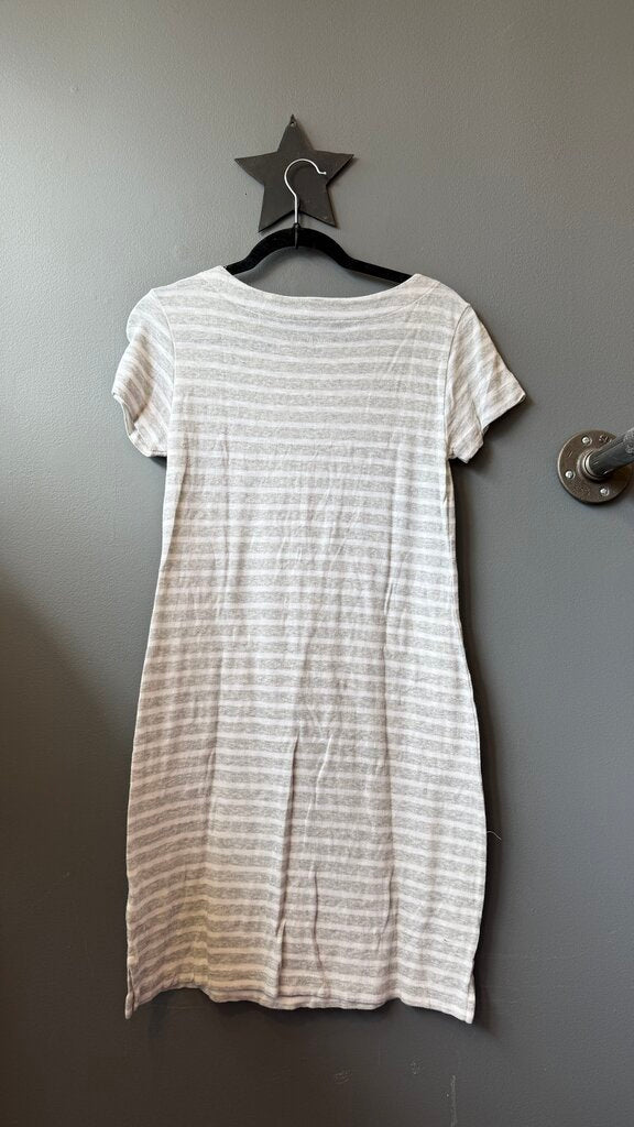 Pima Cotton Stripe TShirt Dress