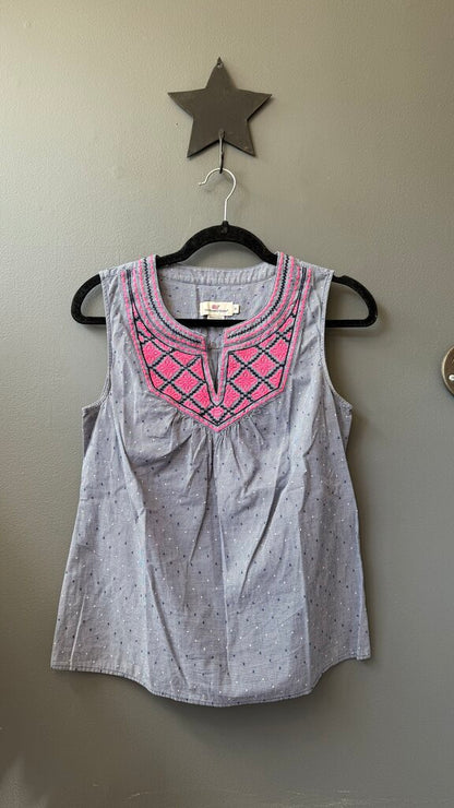 Eyelet Embroidered Cotton Top