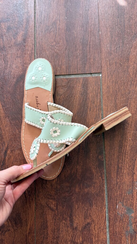 Whipstitch Leather Sandals