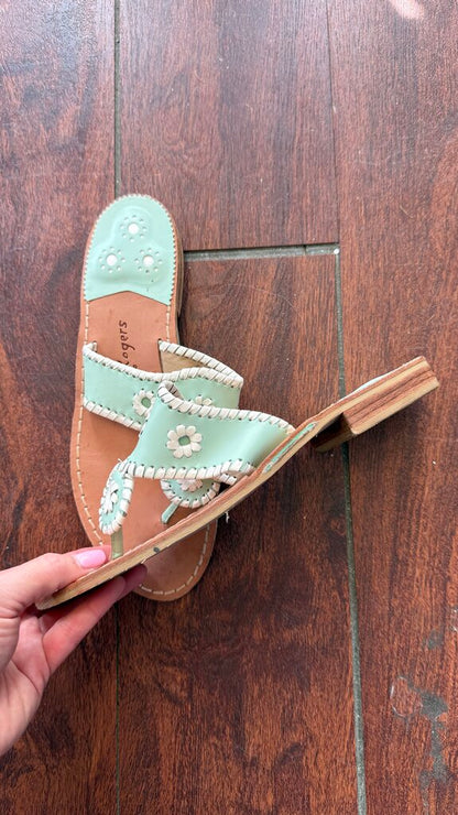 Whipstitch Leather Sandals