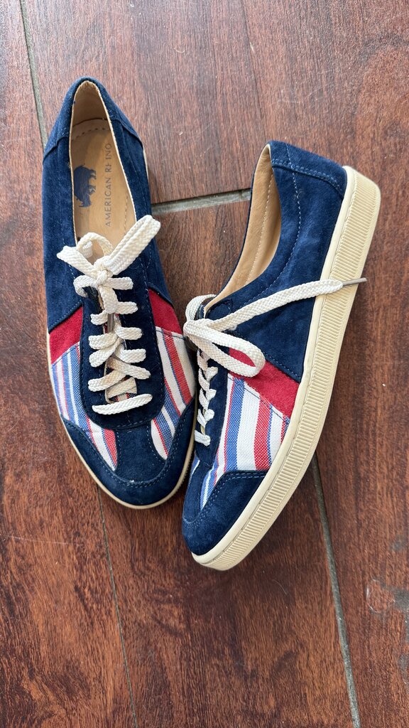 Stripe Suede Sneakers