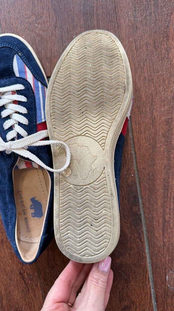Stripe Suede Sneakers