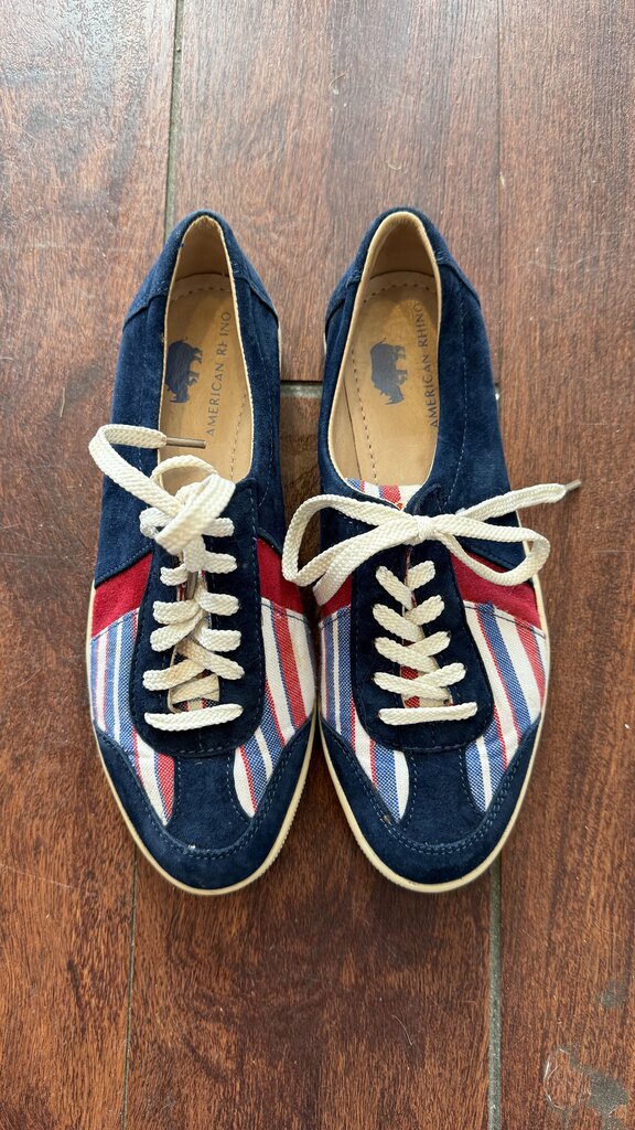 Stripe Suede Sneakers