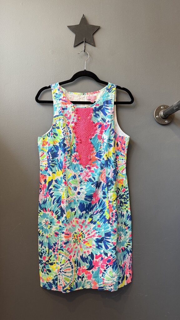 Pom Pom Detail Shift Dress