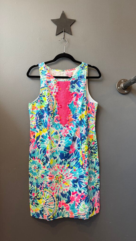Pom Pom Detail Shift Dress
