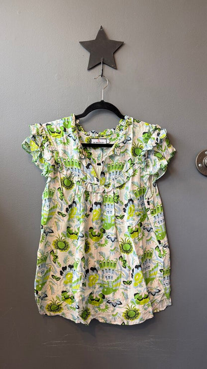 Printed Lined Silla Blouse
