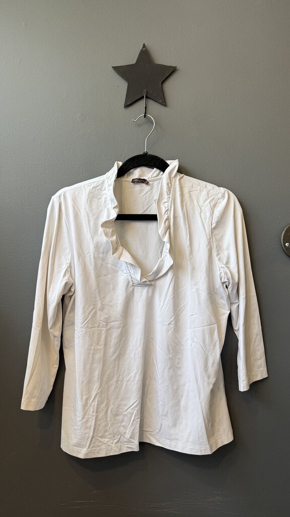 Catalina Cloth Ruffle Top