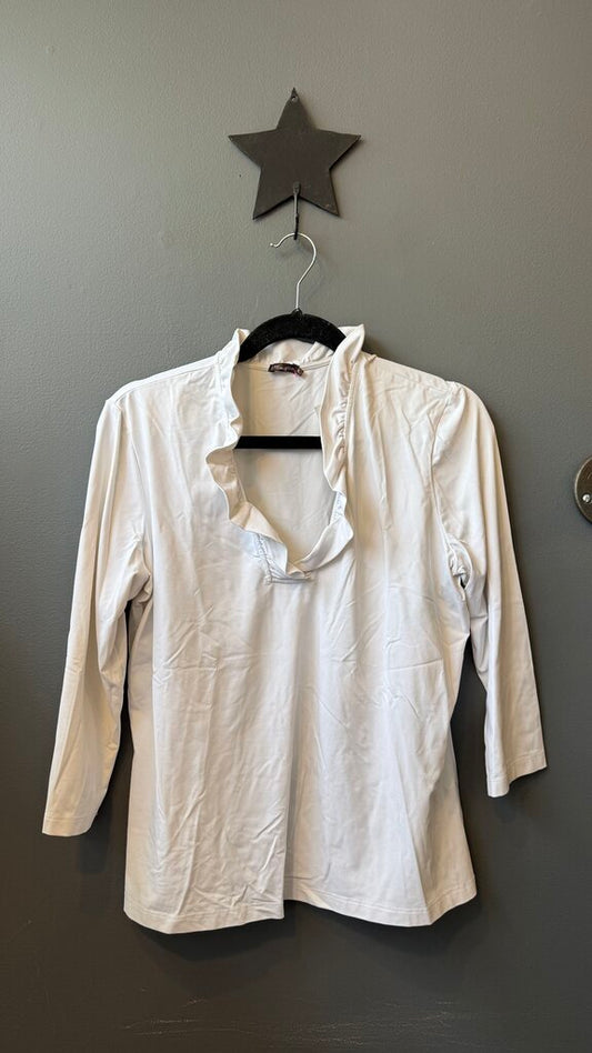 Catalina Cloth Ruffle Top