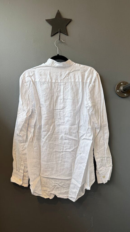Linen Popover Tunic Top