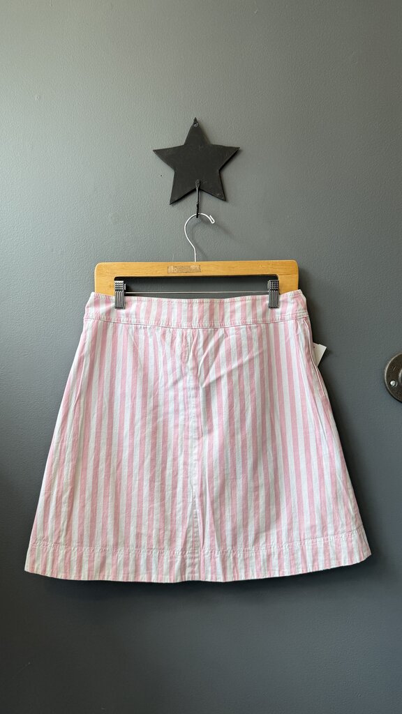 Reversible Patch Print / Stripe Skirt