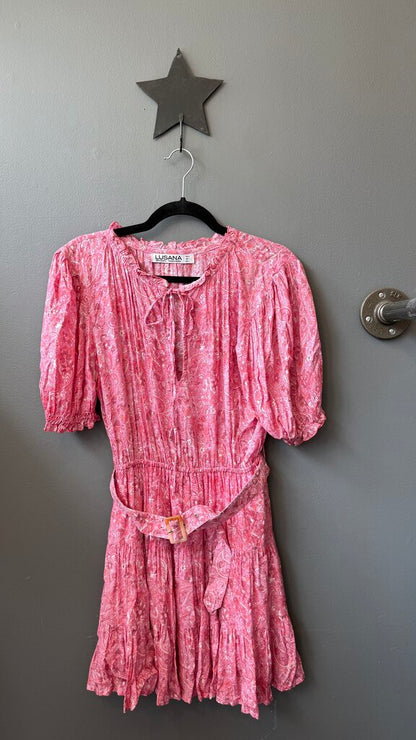 Belted Flare Mini Dress