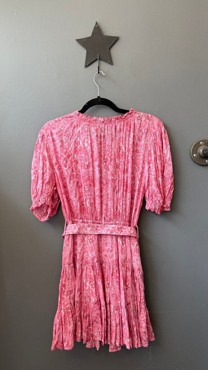 Belted Flare Mini Dress
