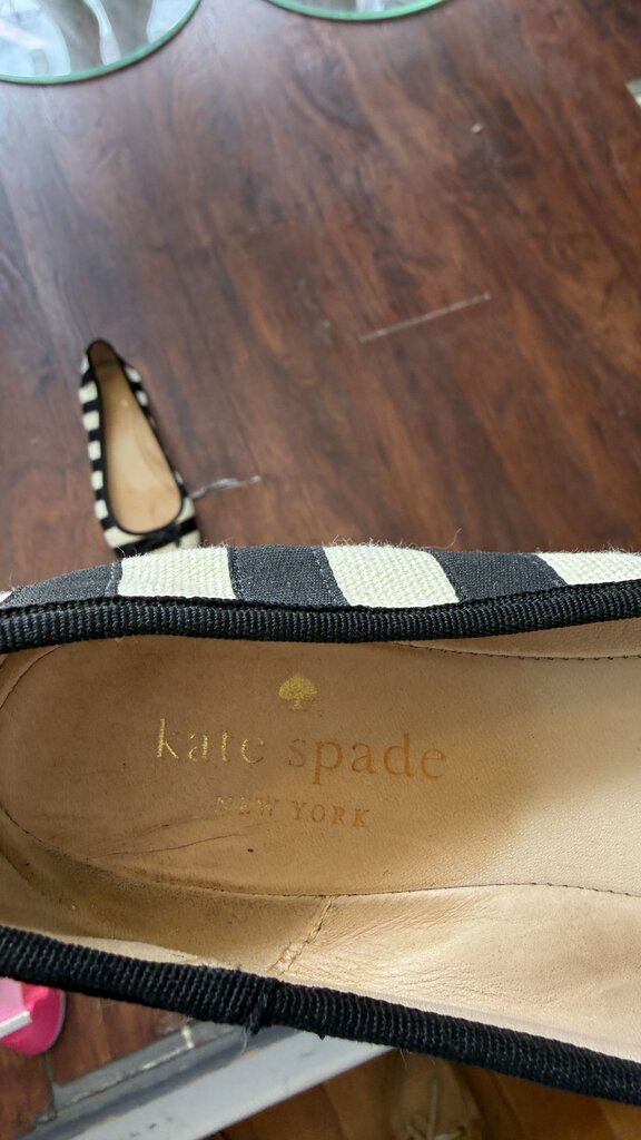 Stripe Canvas Espadrille Flats