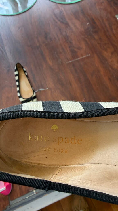 Stripe Canvas Espadrille Flats