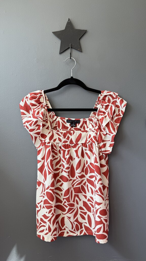 Square Neck Printed Blouse