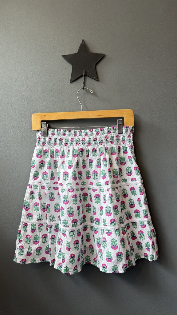Cotton Tiered Mini Skirt