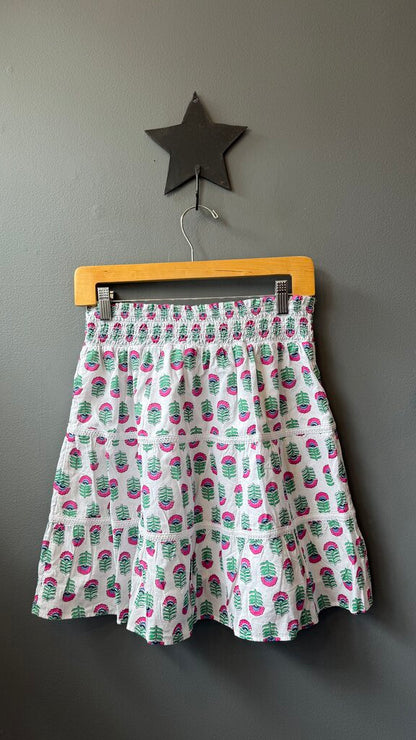 Cotton Tiered Mini Skirt