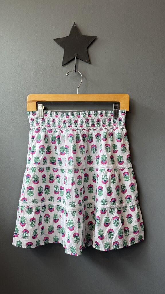 Cotton Tiered Mini Skirt