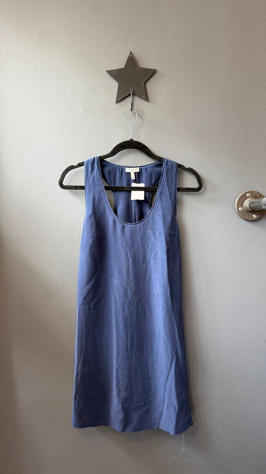 Silk Racerback Shift Dress