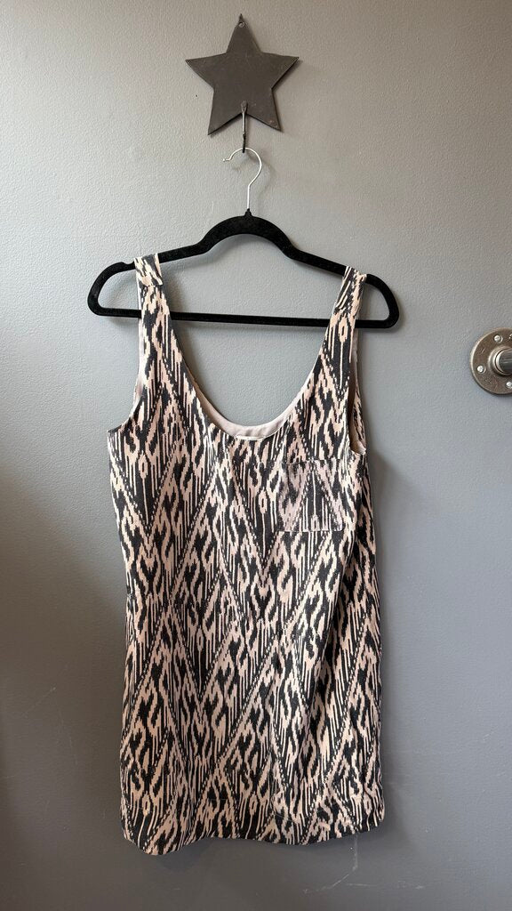 Silk Ikat Tank Shift Dress