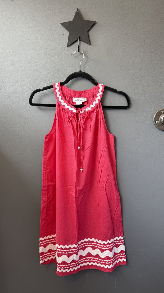 Ric Rack Trim Cotton Dress