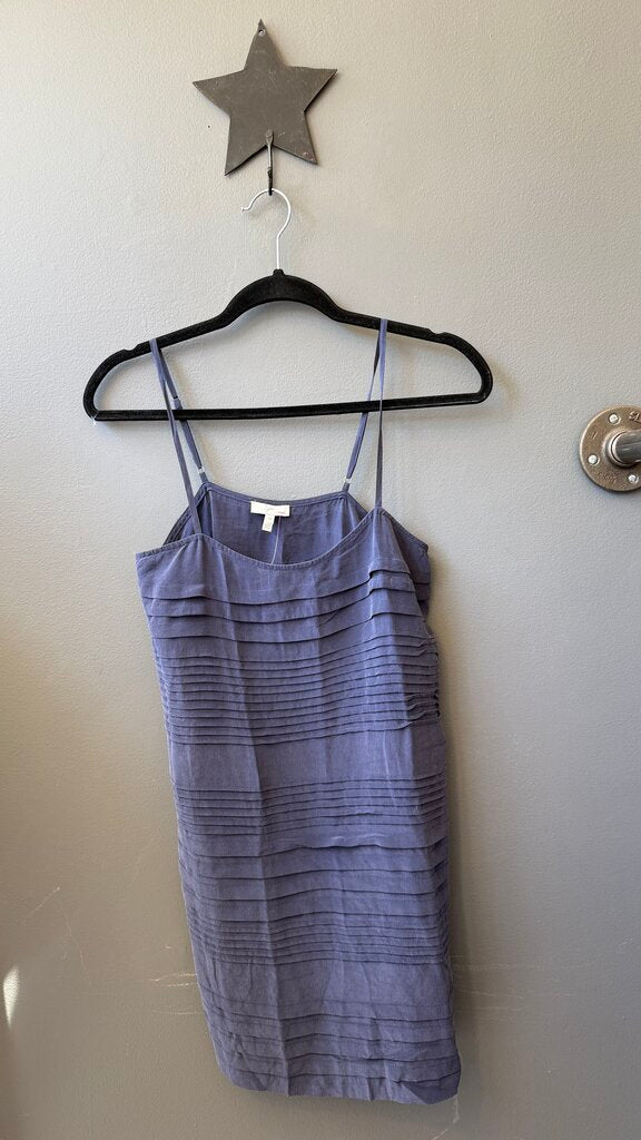 Silk Pintucked Dress