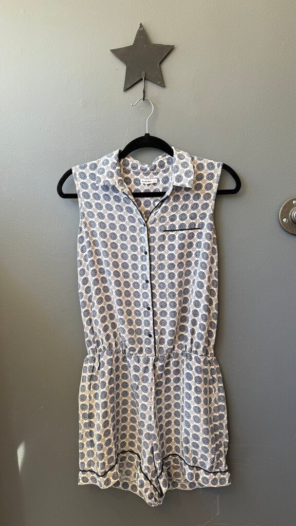 Silk Printed Romper