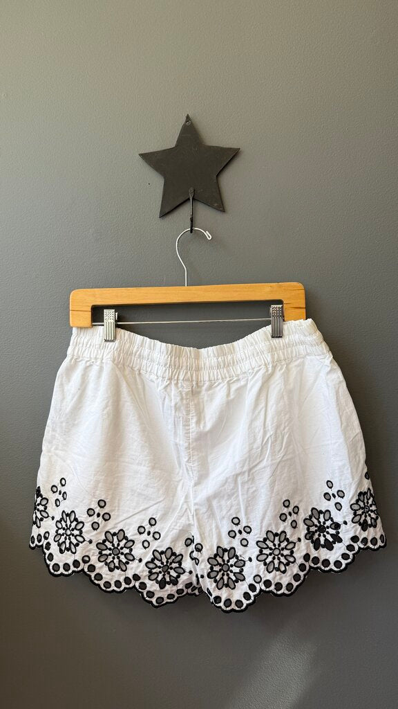 Cotton Eyelet Shorts