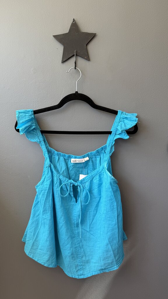Cotton Ruffle Crop Top