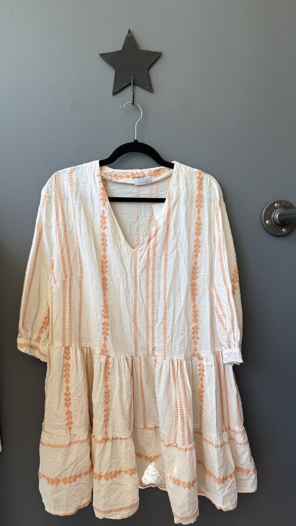 Embroidered Swing Dress