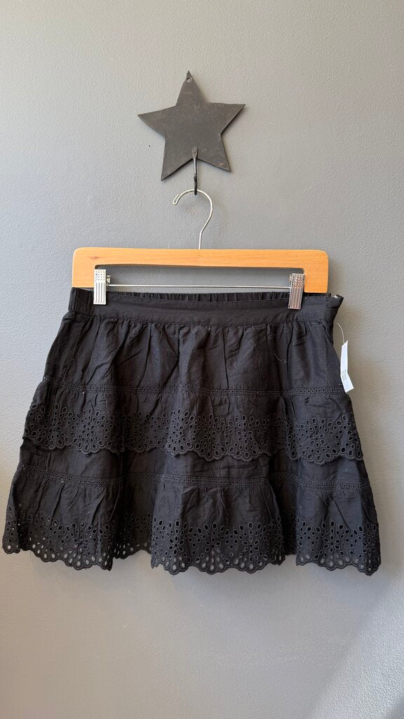 Cotton Eyelet Shorts Skort