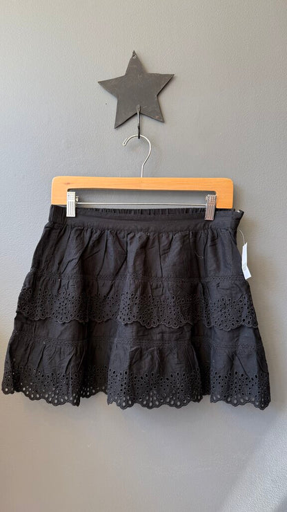 Cotton Eyelet Shorts Skort