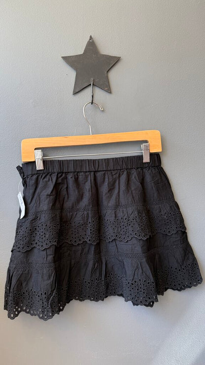 Cotton Eyelet Shorts Skort
