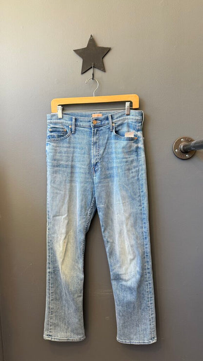 High Waisted Rider Ankle Jeans
