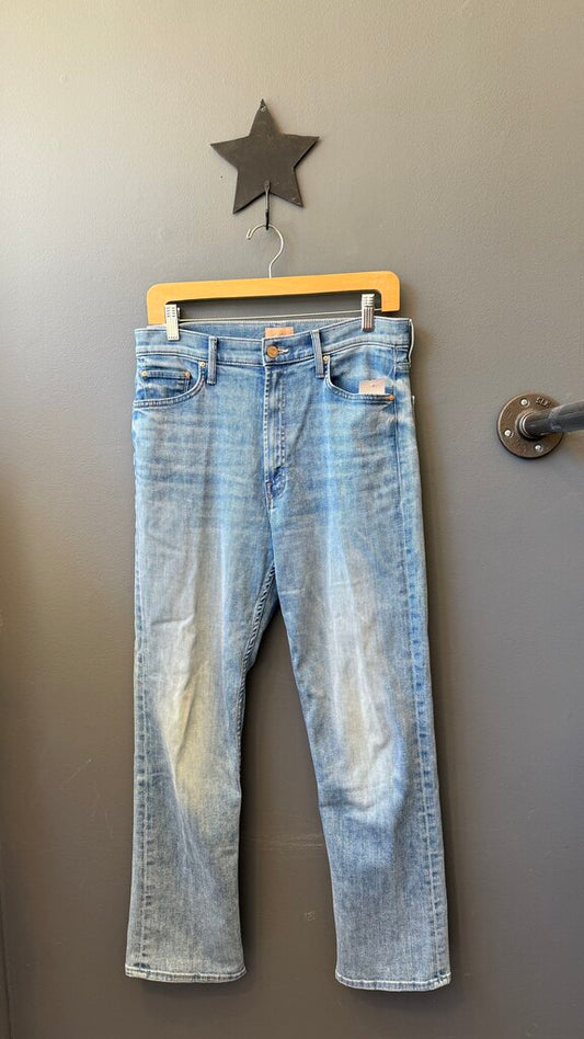 High Waisted Rider Ankle Jeans