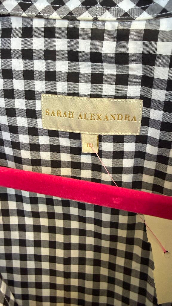 Gingham Cotton Button Up Shirt