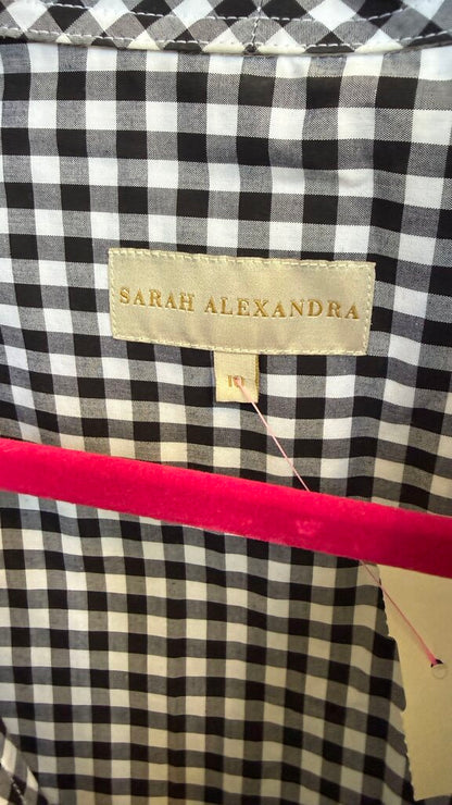 Gingham Cotton Button Up Shirt