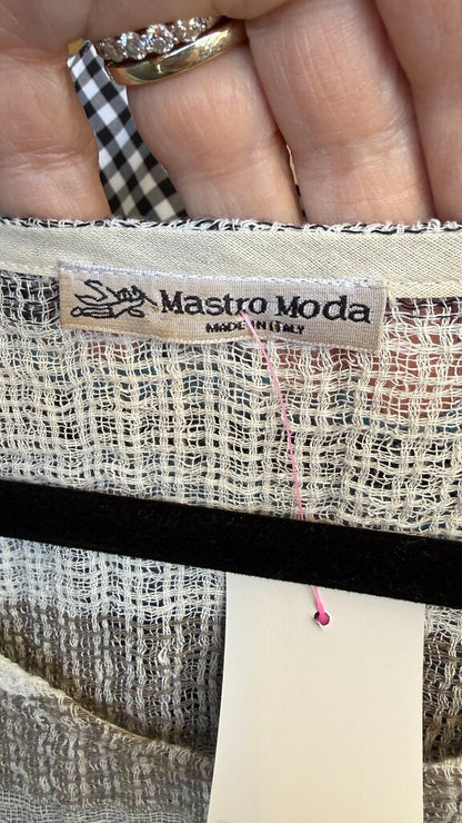 Linen Mixed Weave Top