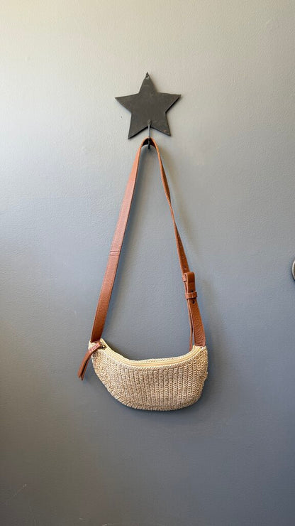 Crochet Sling Crossbody Bag